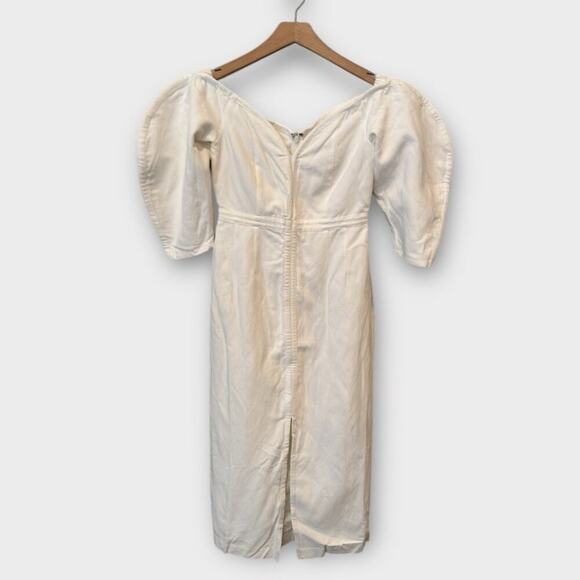 NWT Mara Hoffman Ivory Leonara Dress Size 2 - Picture 9 of 16